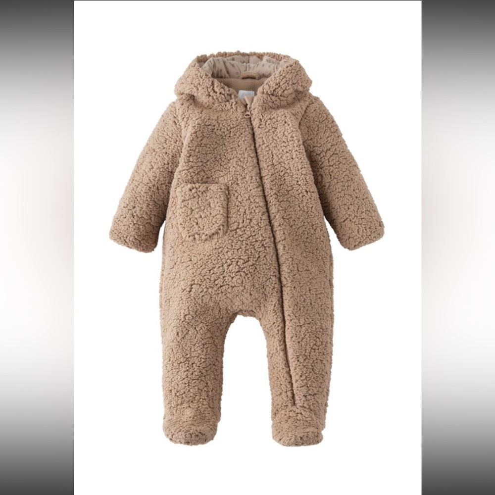 Baby fleece romper